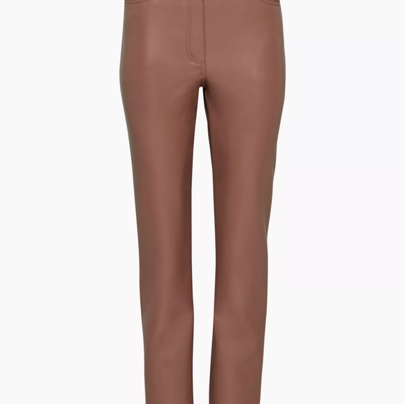 NWT Aritzia Melina Tall Pants Mocha Sorbet Size 4 (31" inseam) - Picture 6 of 8